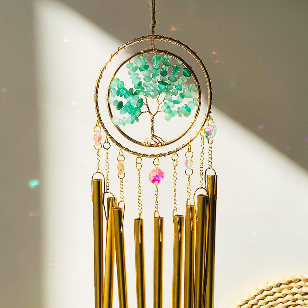 Tree of Hope | Suncatcher Windchime - Aventurine