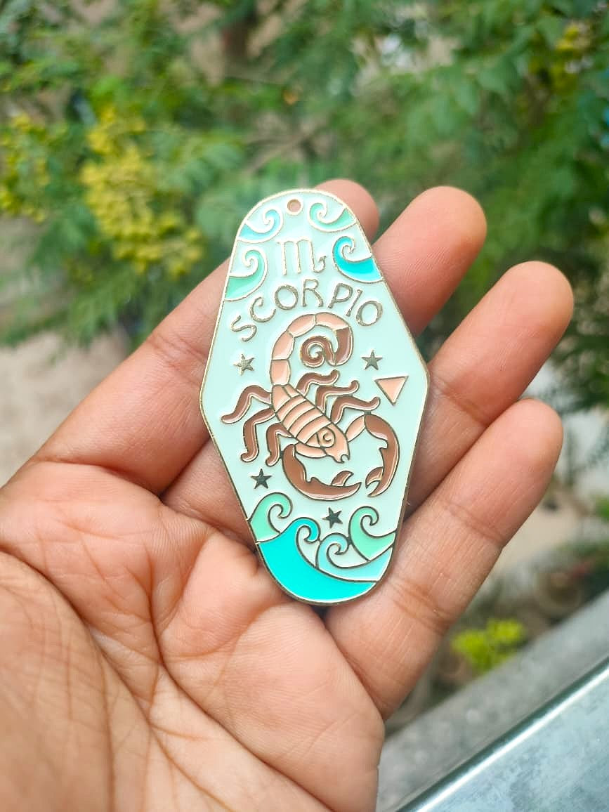 Enamel Sunsign Charm Collection |Scorpio
