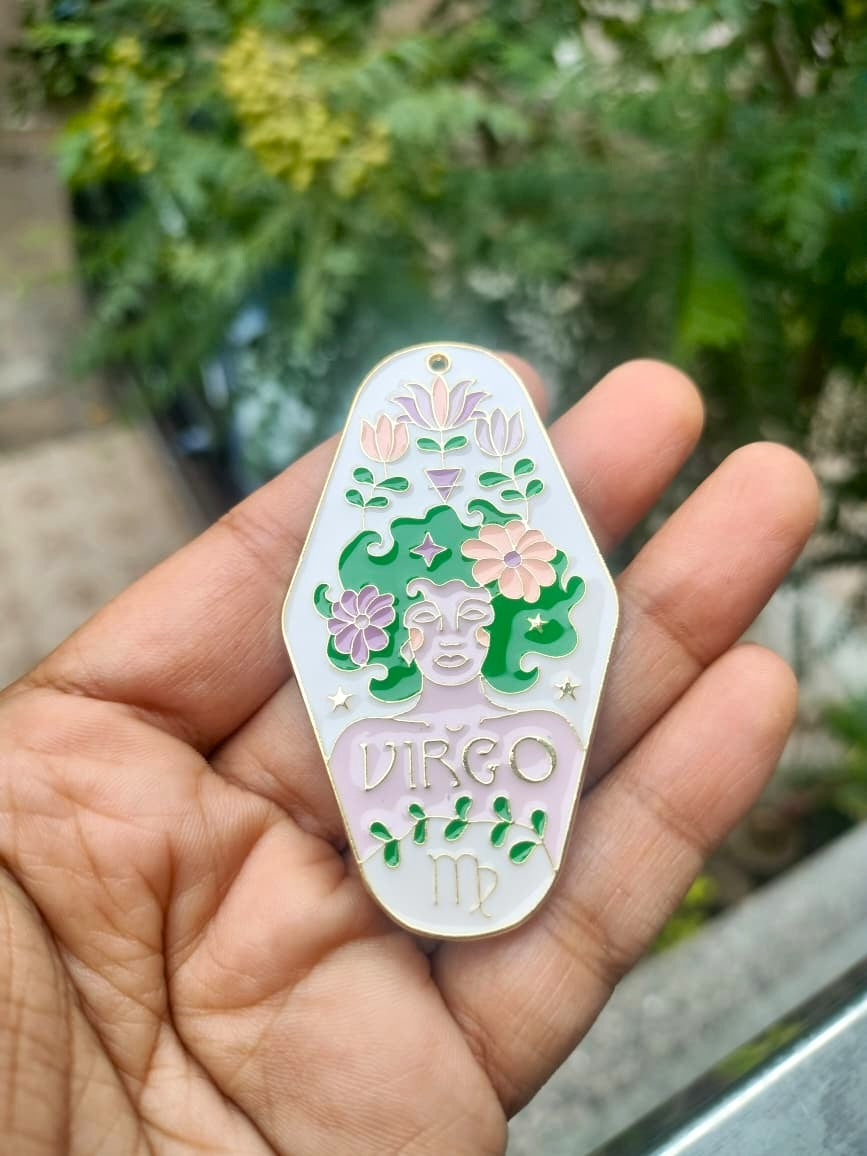 Enamel Sunsign Charm Collection |Virgo