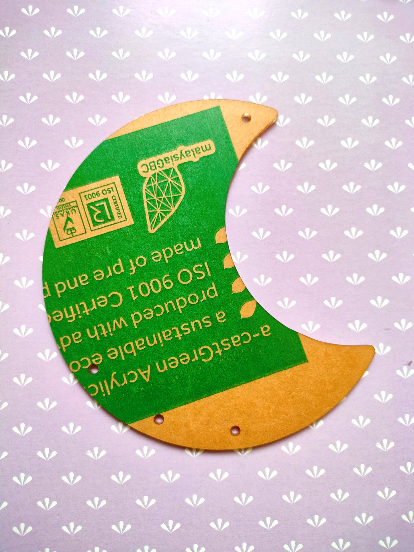 Moon | Blank Cutout Acrylic Frame Base | 5 inches