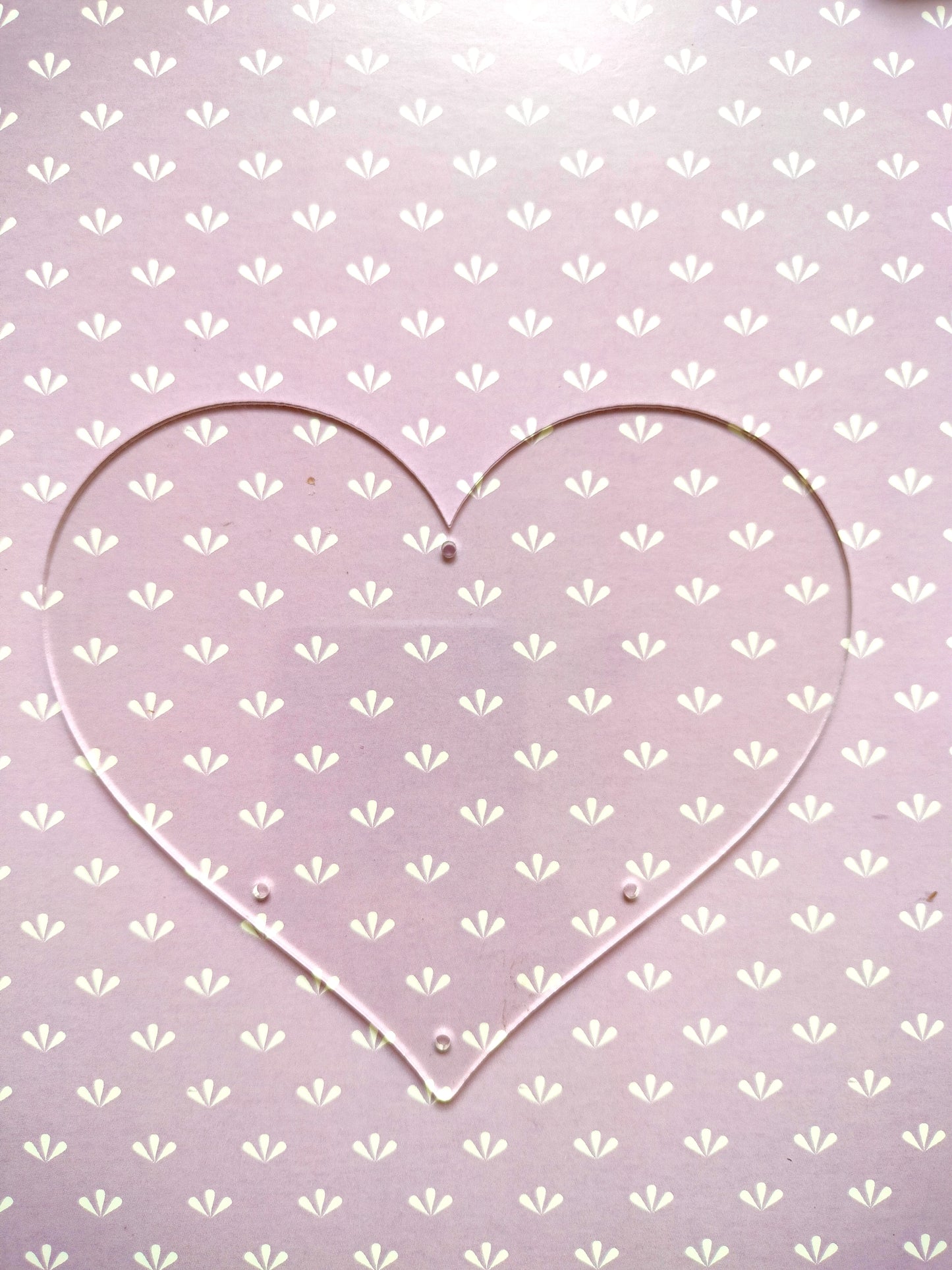 Heart | Blank Cutout Acrylic Frame Base | 5 inches