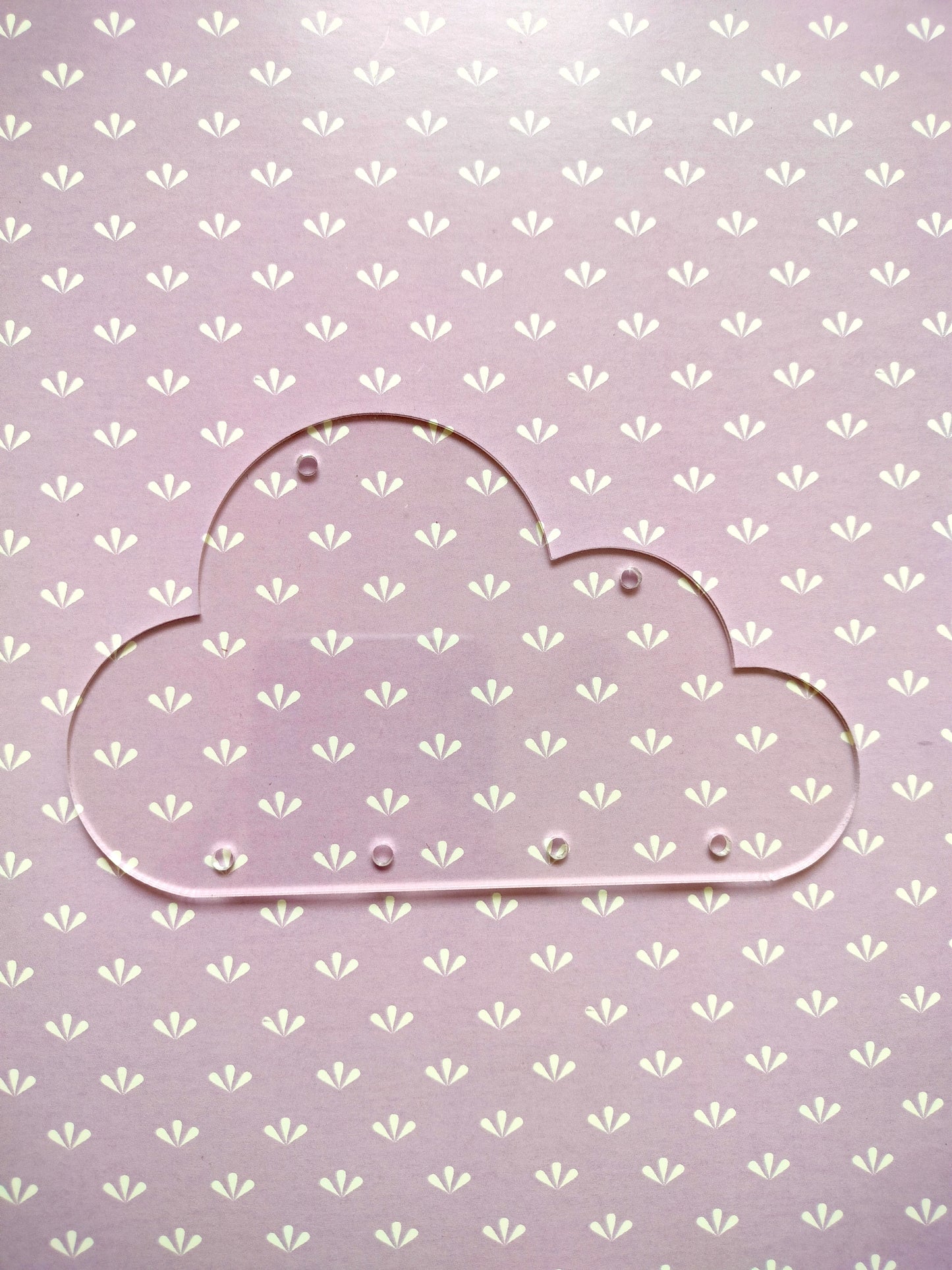 Cloud | Blank Cutout Acrylic Frame Base | 5 inches