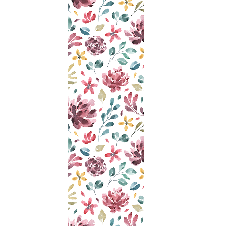 Book Mark Sticker - Rose Vector