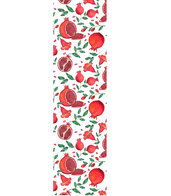 Book Mark Sticker - Pomegranate