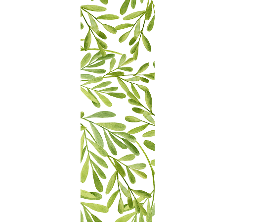 Book Mark Sticker - Leaves 2