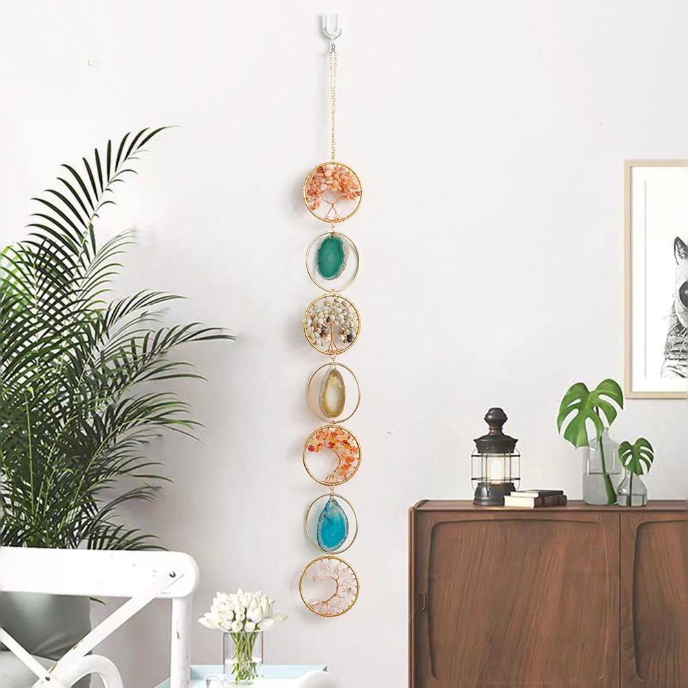Crystal Agate Tree of Life Wall Hanging MoonCatcher