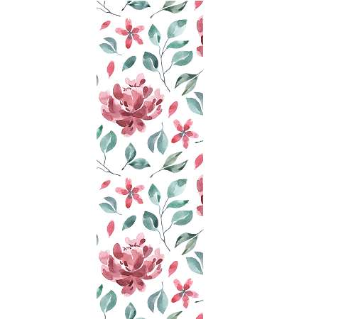 Book Mark Sticker - Roses