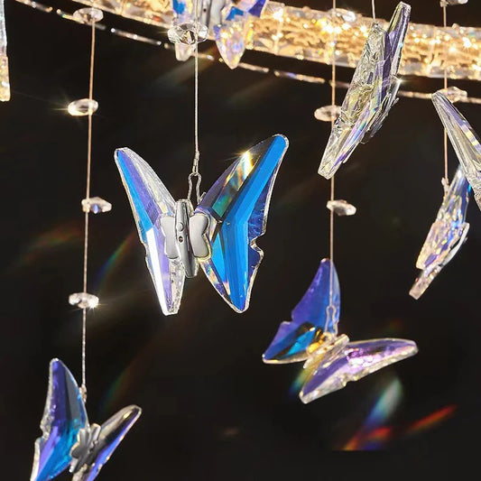 Butterfly AB Holographic Suncatcher Crystal | 60x80mm