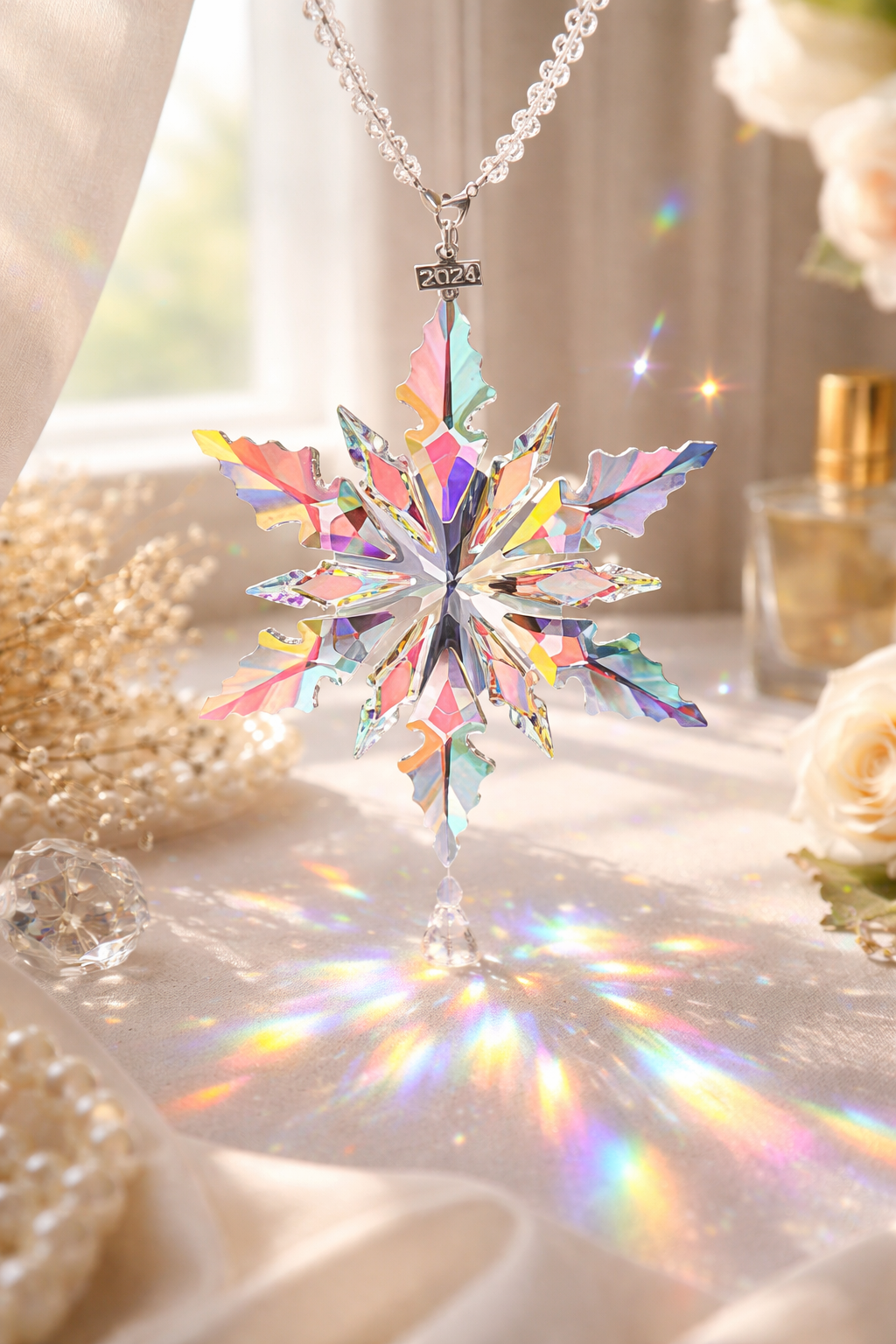 SnowFlake AB Crystal | Car Hanging Crystal | Gift
