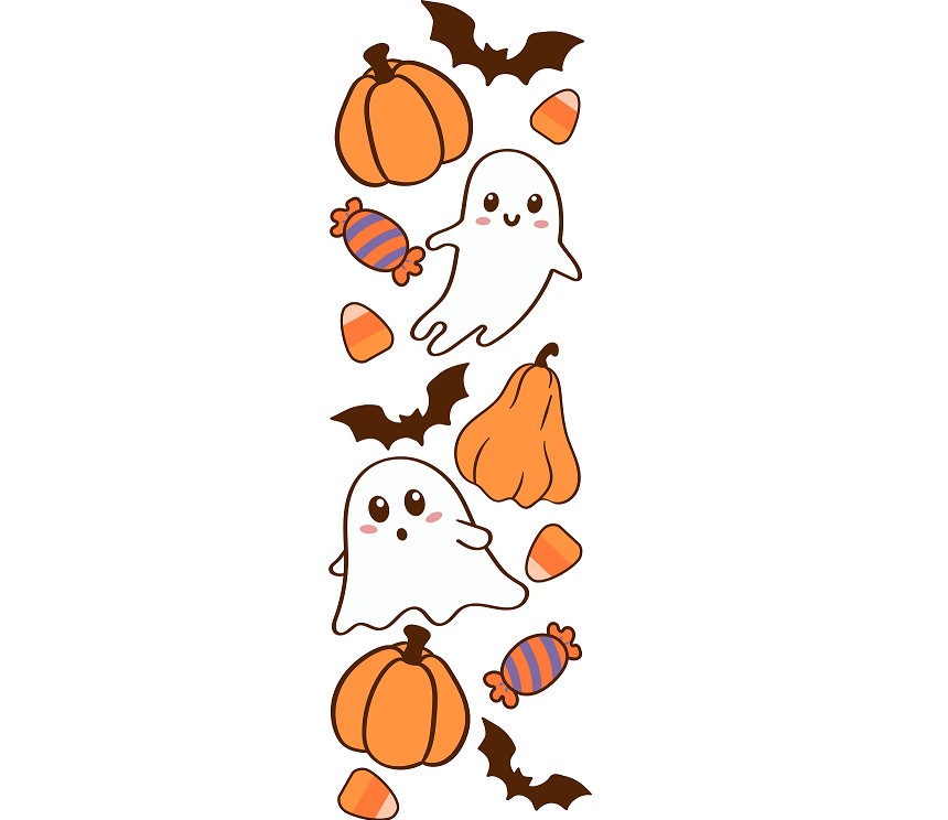 Book Mark Sticker - Halloween6