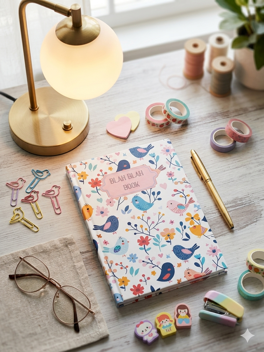 Bla Bla Book- Cute Birds  | A5 | Hard Cover