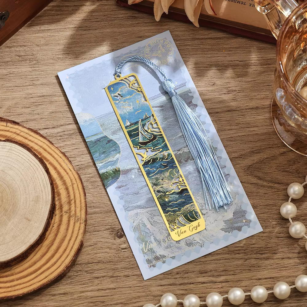 Metal Hand Painted Bookmark Notional- Van Gogh Collection | 1 PC