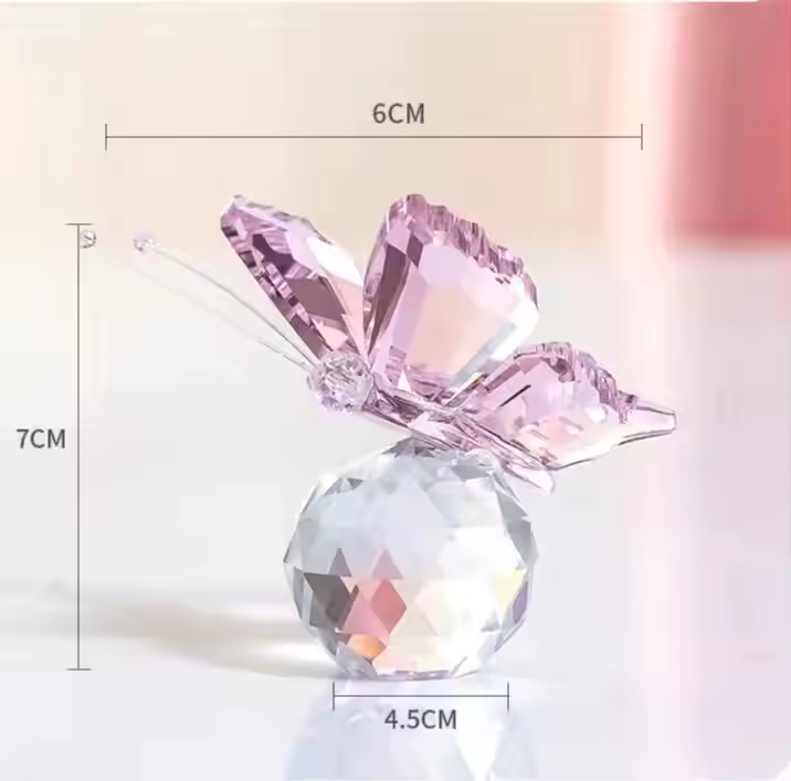 Crystal Butterfly Paperweight