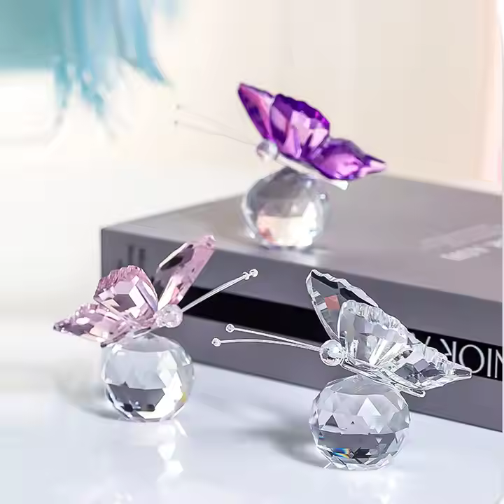 Crystal Butterfly Paperweight