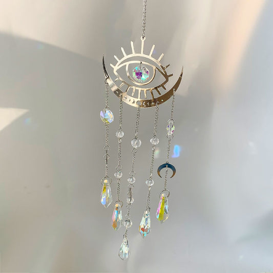 Zen crystal Silver Suncatcher