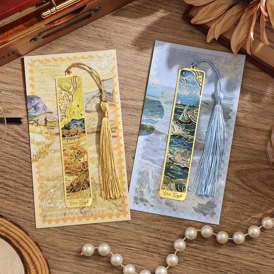 Metal Hand Painted Bookmark Notional- Van Gogh Collection | 1 PC