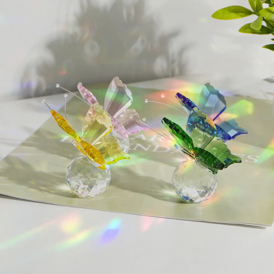 Crystal Butterfly Paperweight