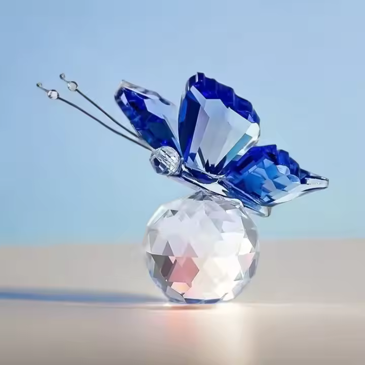 Crystal Butterfly Paperweight