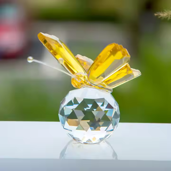 Crystal Butterfly Paperweight