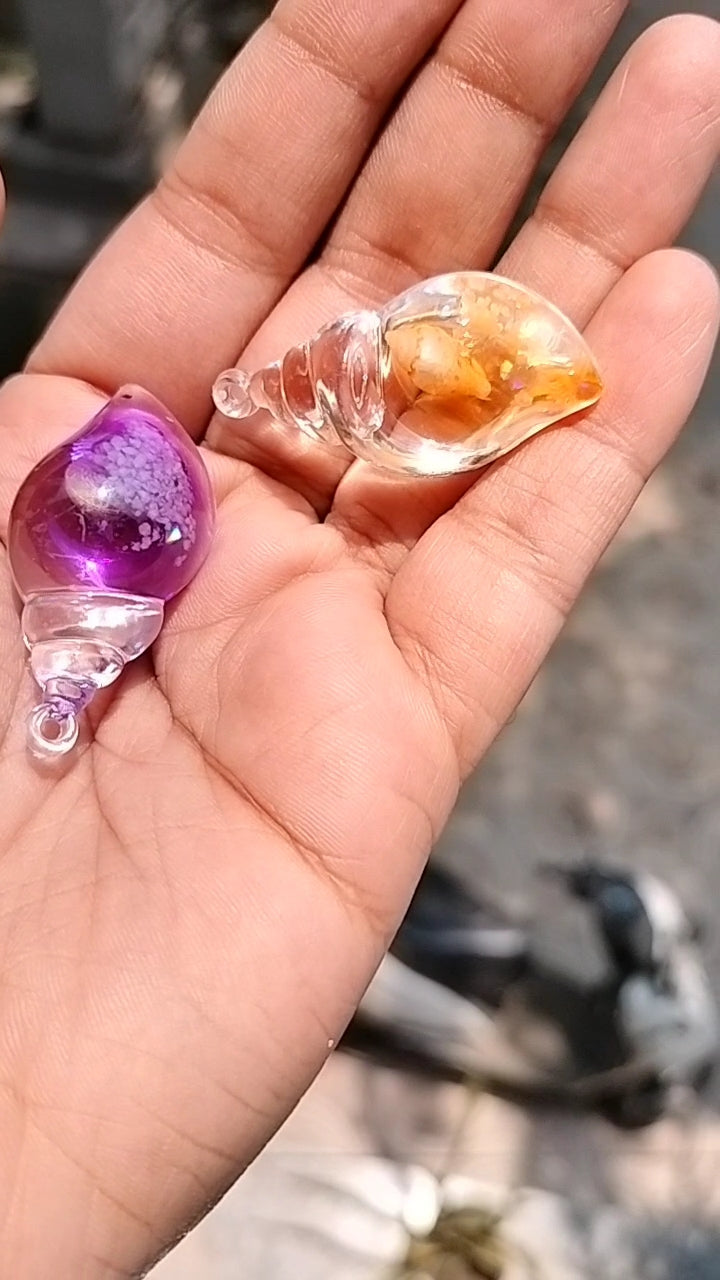 Acrylic Shell Drop Crystal