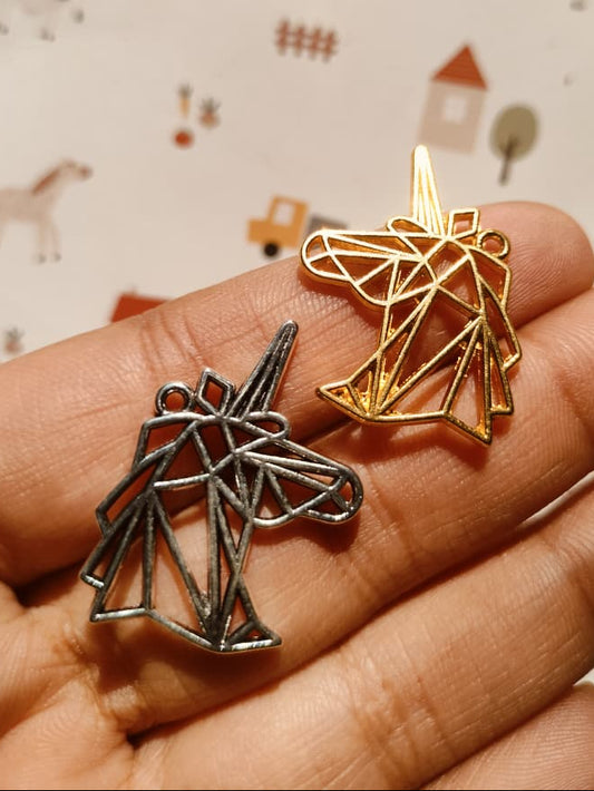 Unicorn Charm | 28*20 mm | Resin Alloy Jewelry Making | 1PC