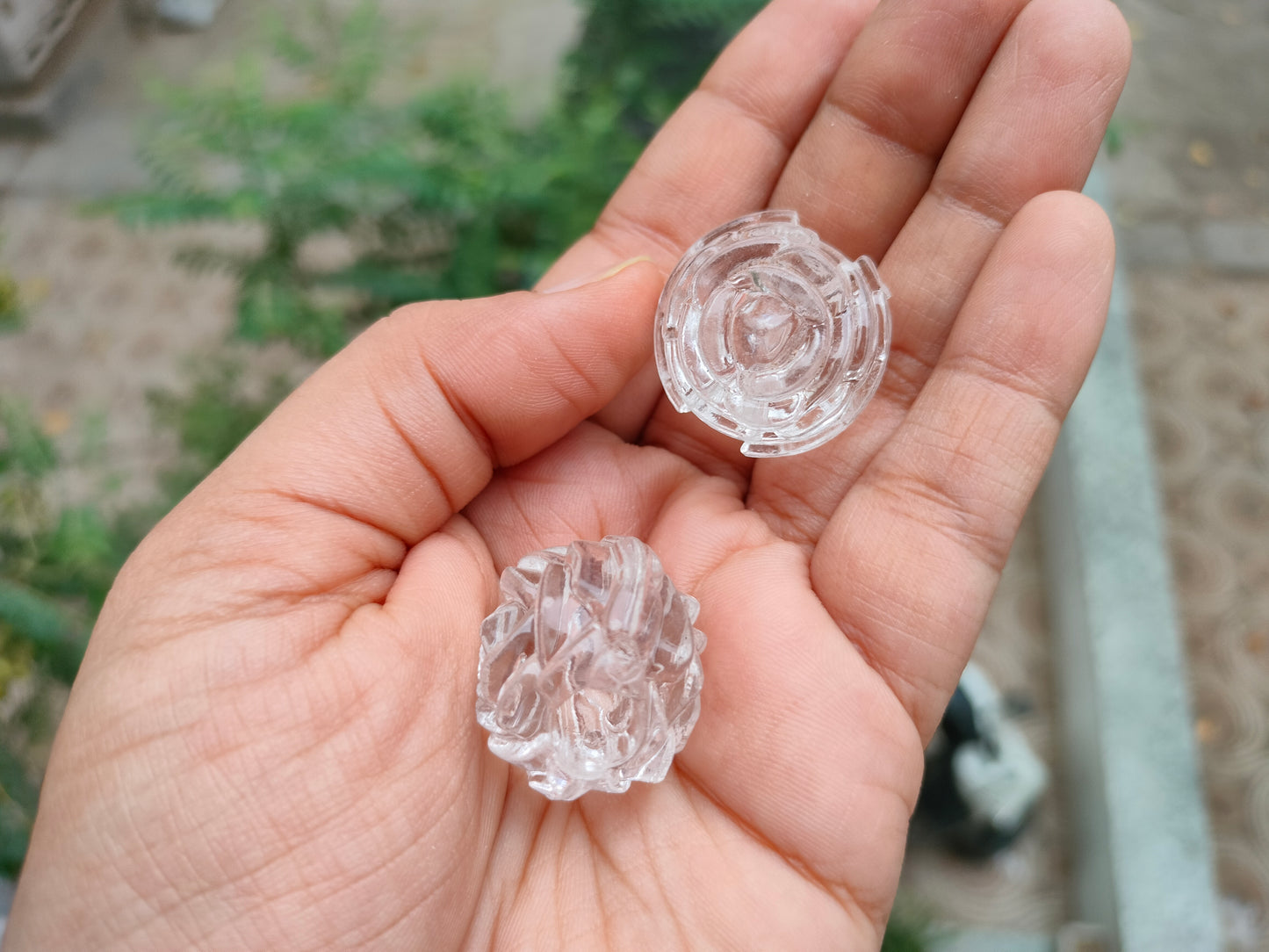 Acrylic Rose beads large