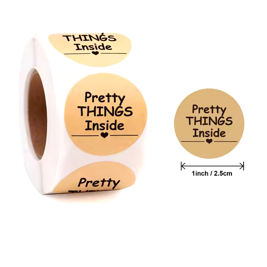 Pretty Things Inside Sticker - 1 inch