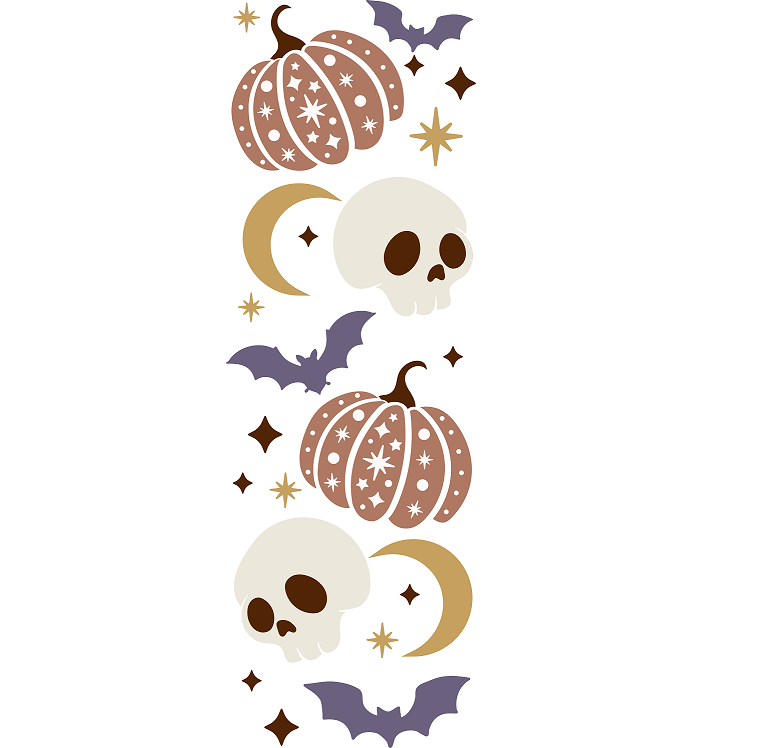 Book Mark Sticker - Halloween4