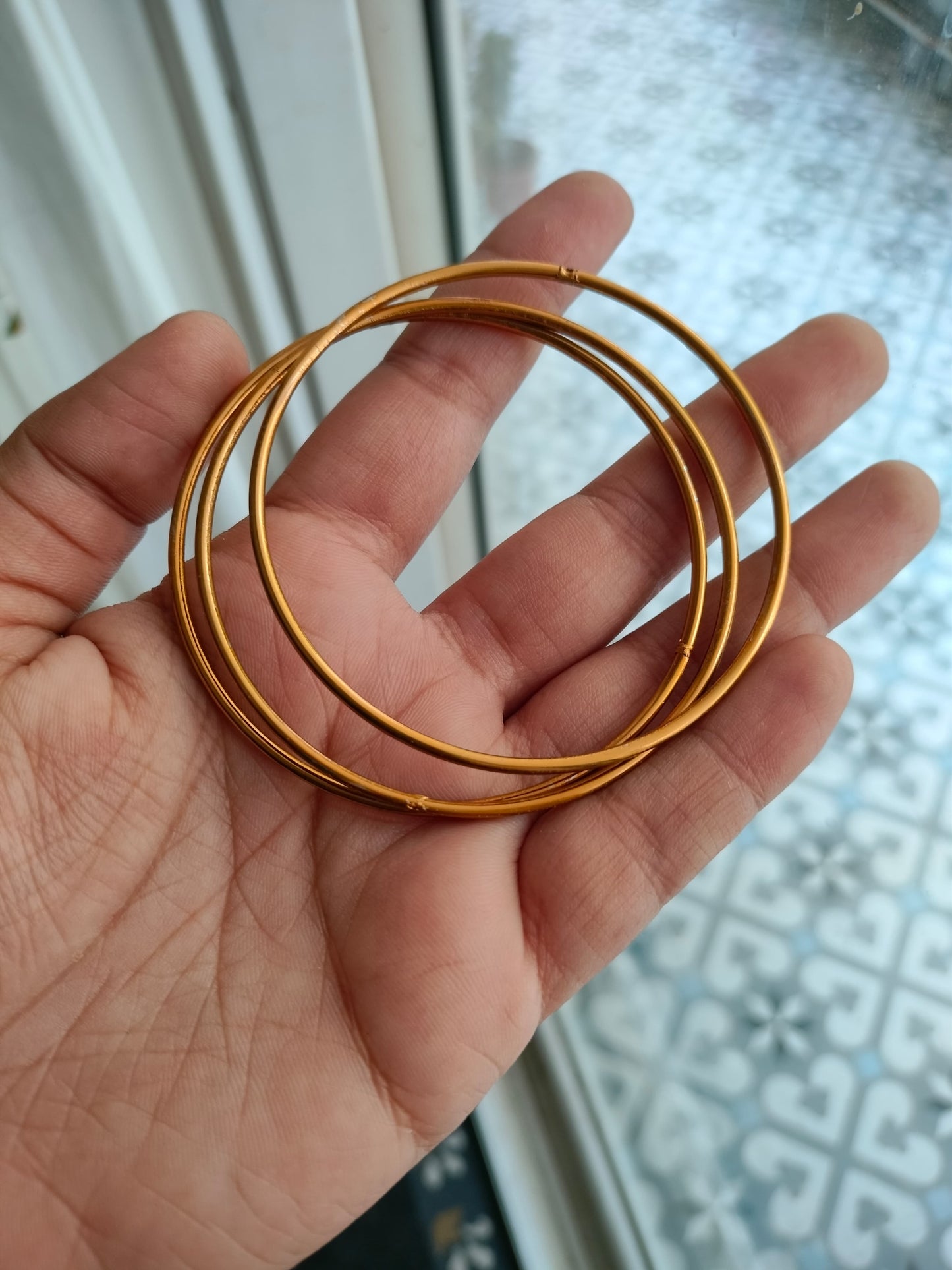 Ring Golden 2.5 Inch for Suncatcher/Dreamcatcher (Set of 12 rings)