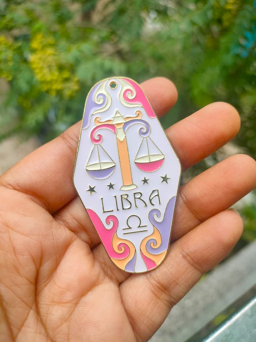 Enamel Sunsign Charm Collection |Libra