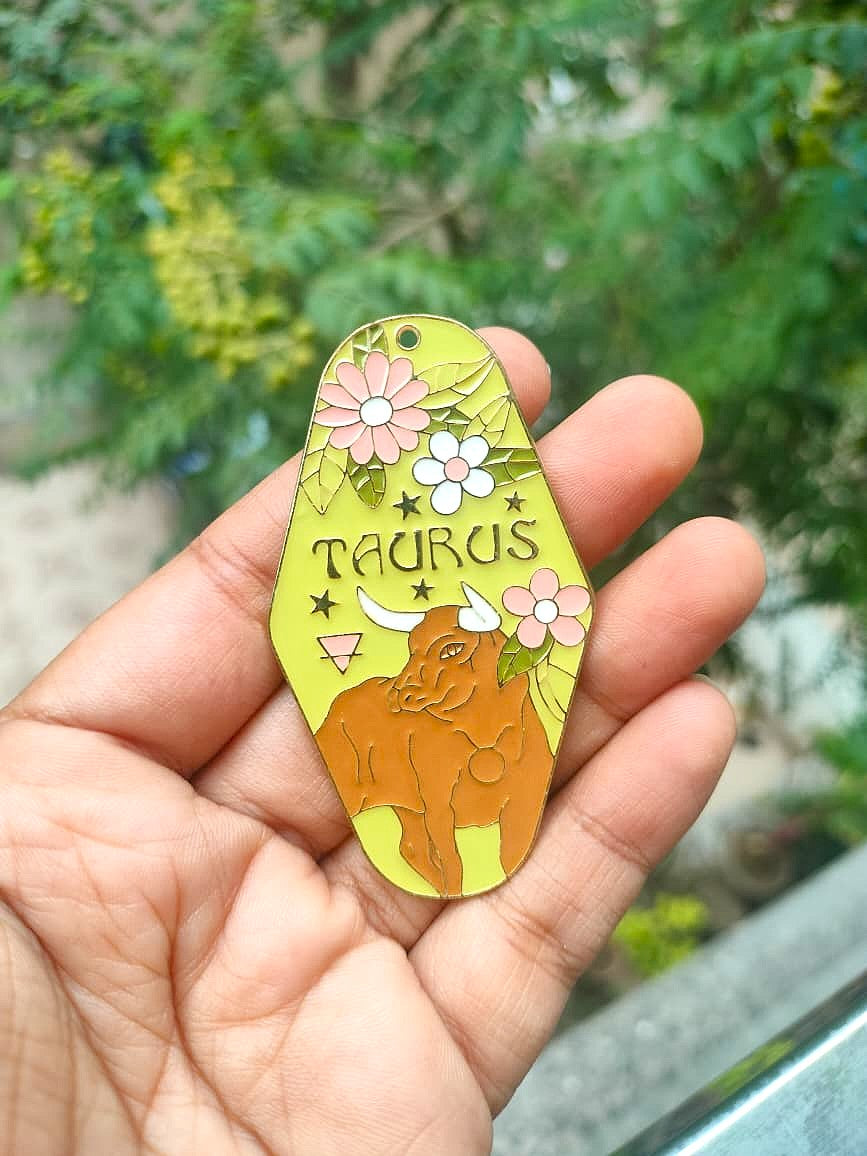 Enamel Sunsign Charm Collection |Taurus
