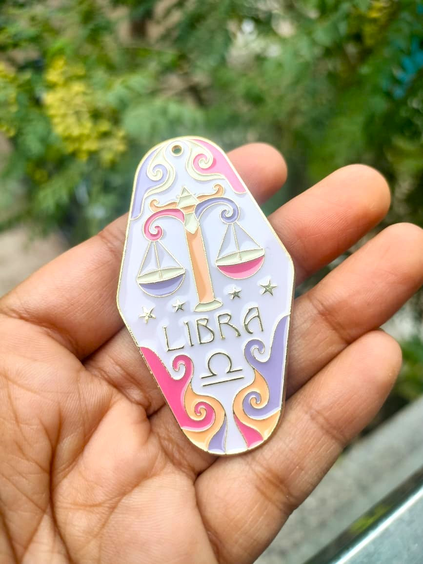 Enamel Sunsign Charm Collection |Libra