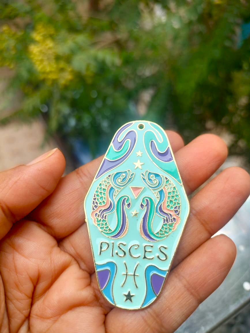 Enamel Sunsign Charm Collection | Pisces