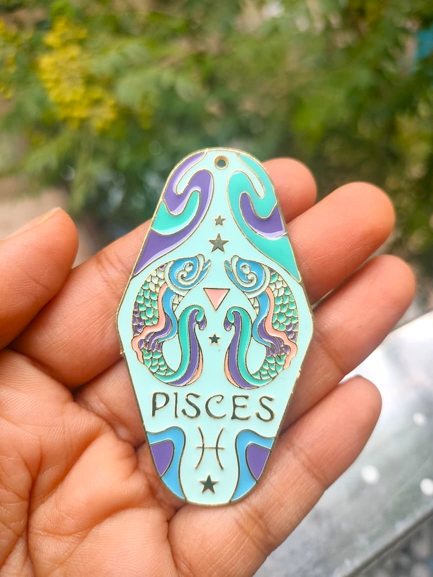 Enamel Sunsign Charm Collection | Pisces