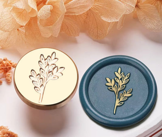 Plant Stem Wax Seal - 25x25 mm