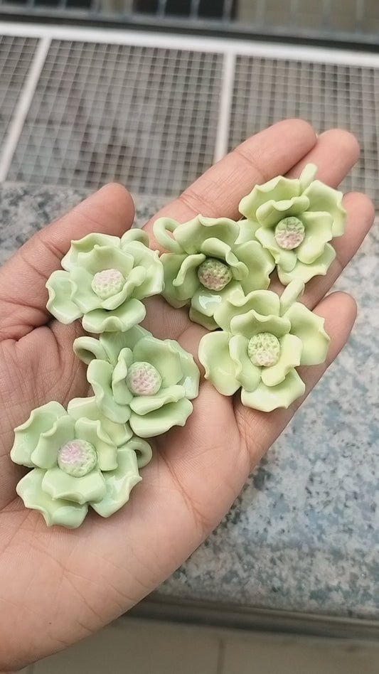 Ceramic Flowers - 1 Pc