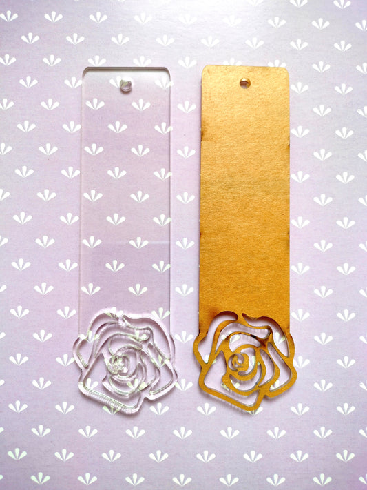 Acrylic Book Mark Base Rose