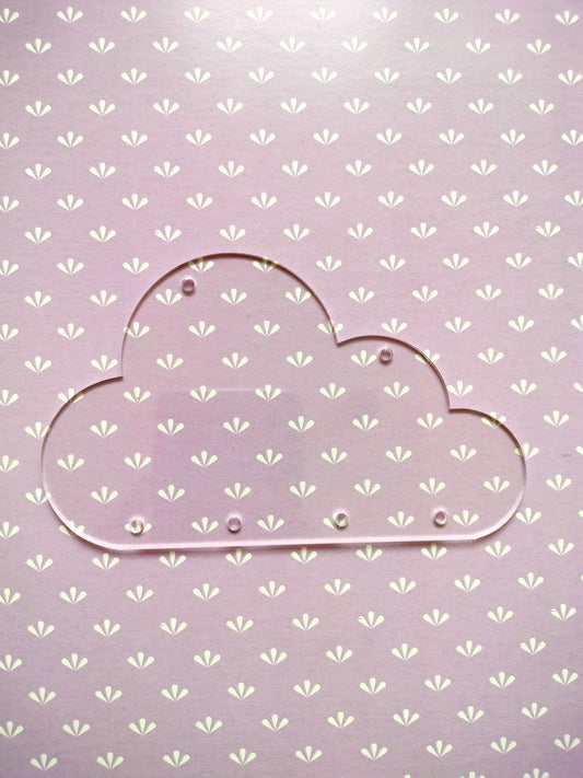 Cloud  | Blank Cutout Acrylic Frame Base | 5 inches